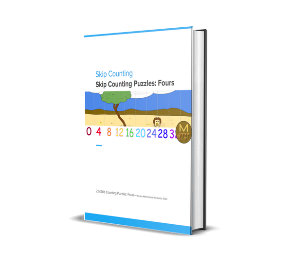 Skip Counting Puzzles: Fours