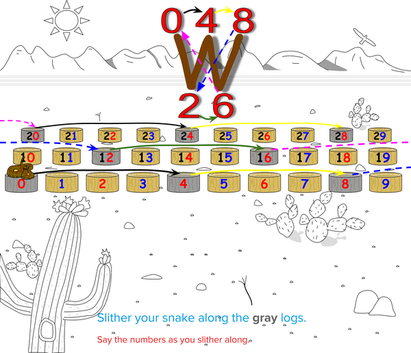 Skip Counting in Fours