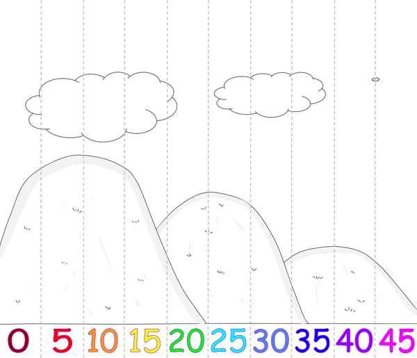 Skip Counting Puzzles: Fives