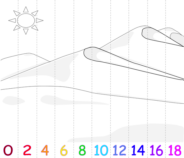 Skip Counting Puzzles: Twos