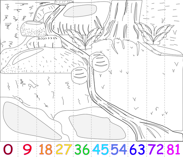 Skip Counting Puzzles: Nines