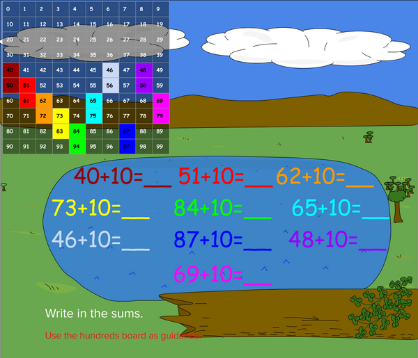 Adding and Subtracting Ten