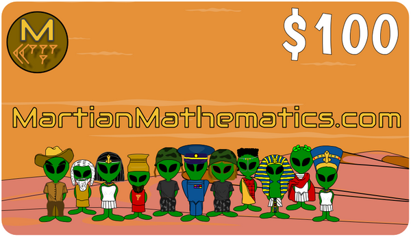 Martian Mathematics Gift Card