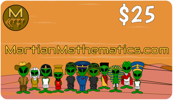 Martian Mathematics Gift Card