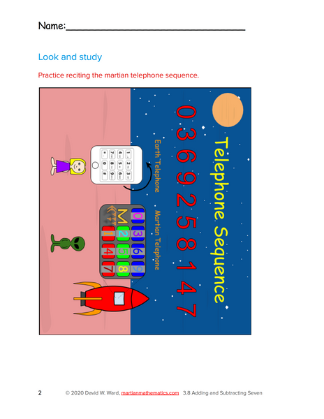 Adding and Subtracting Seven