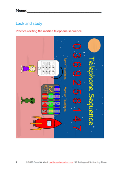 Adding and Subtracting Three