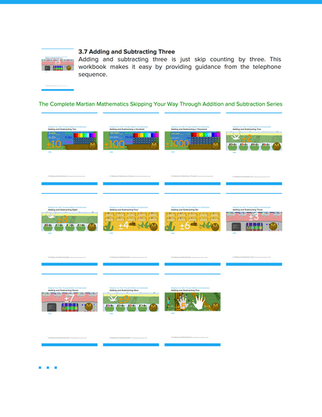 Adding and Subtracting Three