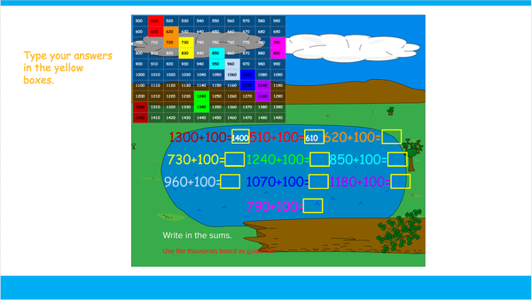 Adding and Subtracting a Hundred