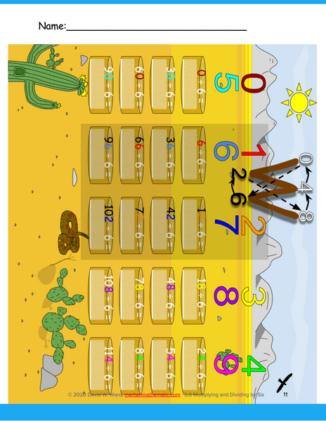 Multiplying and Dividing by Six