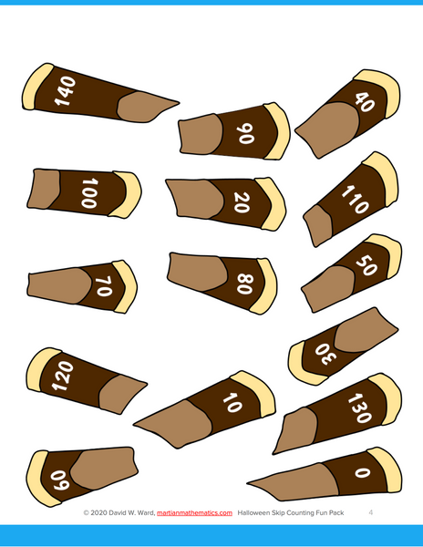 Thanksgiving Skip Counting Fun Pack