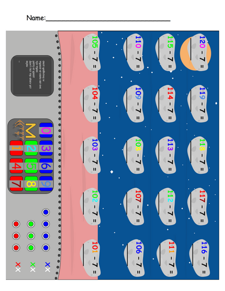 Adding and Subtracting Seven