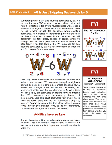 Level 1 Teacher's Guide, Lessons 16-22