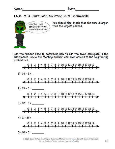 Level 1 Student Workbook, Lessons 8-15