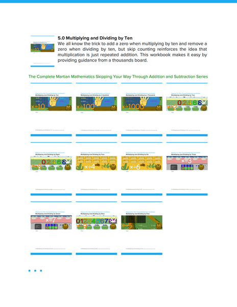 Multiplying and Dividing by Ten