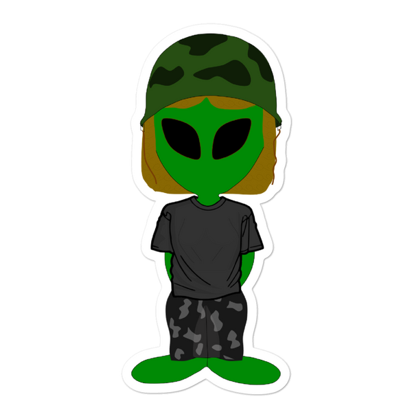 "Sophia Martian" Bubble-free stickers