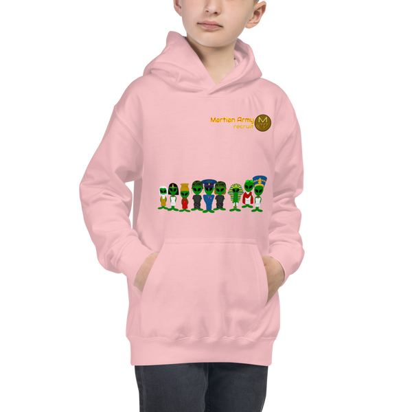 "Martian Army: Recruit" Kids Hoodie