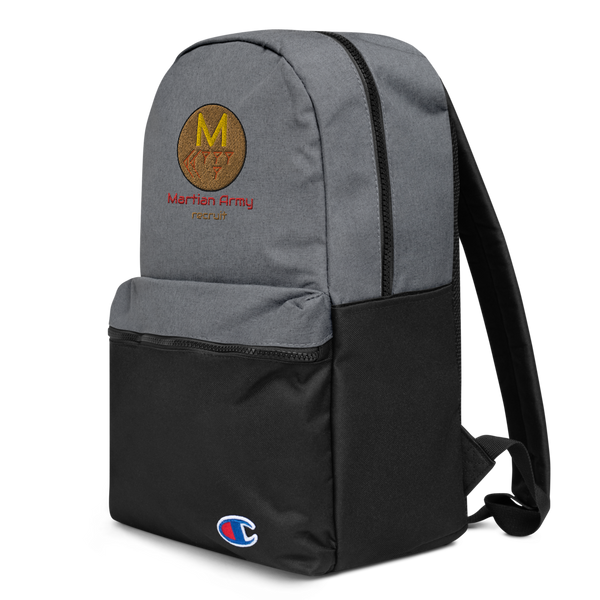 "Martian Army: Recruit" Embroidered Champion Backpack