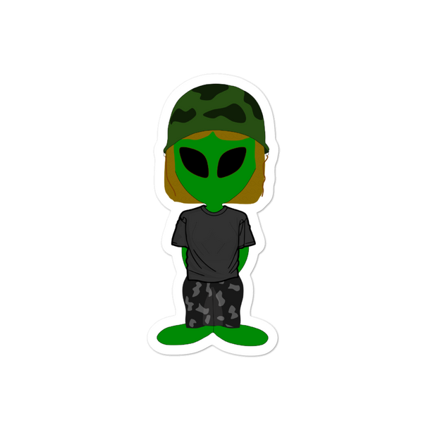 "Sophia Martian" Bubble-free stickers