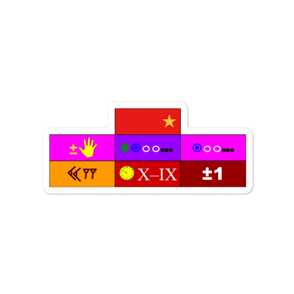 "Cadet 4th Class Ribbon Array" Bubble-free stickers