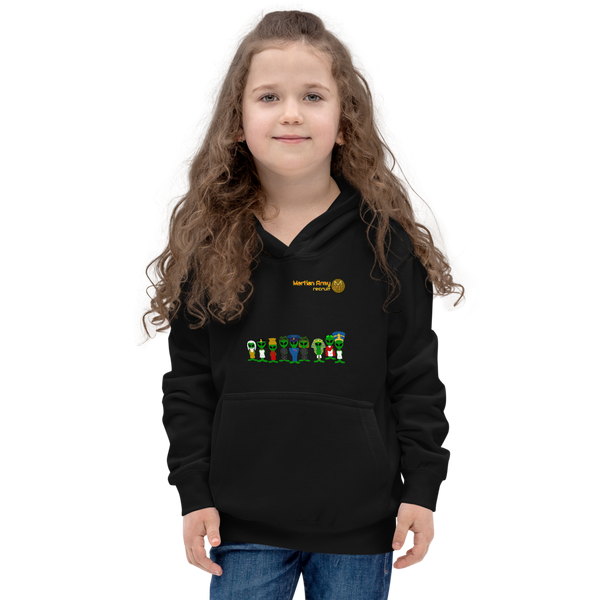 "Martian Army: Recruit" Kids Hoodie