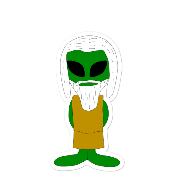 "Moses Martian" Bubble-free stickers