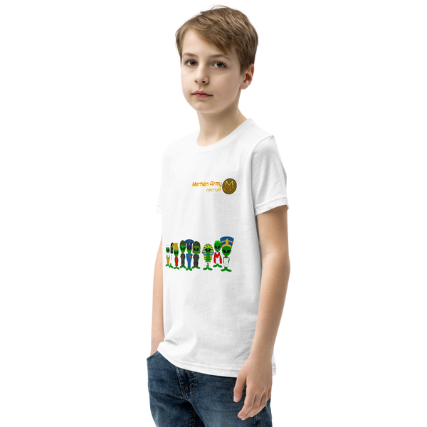 "Martian Army: Recruit" Boys and Girls Short Sleeve T-Shirt