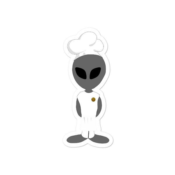 "Chef Bobby Gray" Bubble-free stickers