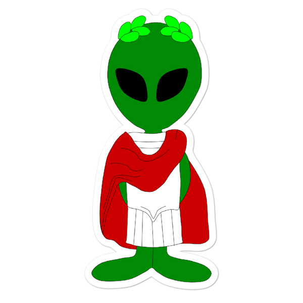 "Caesar Martian" Bubble-free stickers