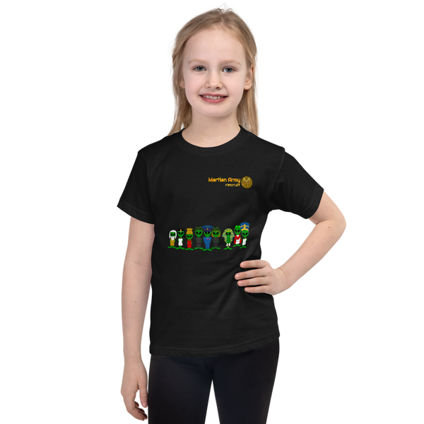 "Martian Army: Recruit" Short sleeve kids t-shirt