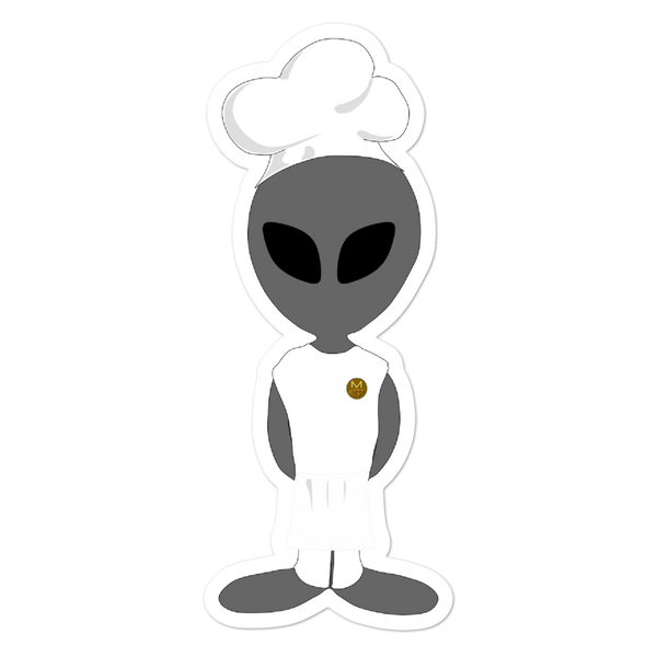 "Chef Bobby Gray" Bubble-free stickers