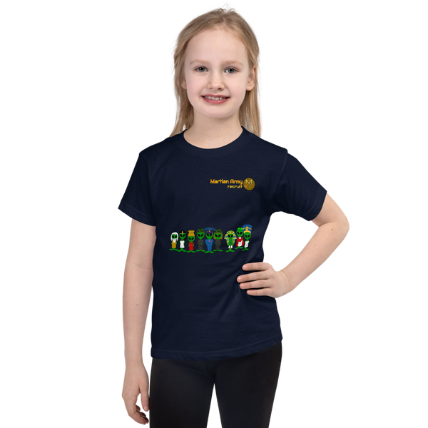 "Martian Army: Recruit" Short sleeve kids t-shirt