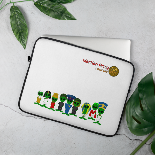 "Martian Army: Recruit" Laptop Sleeve