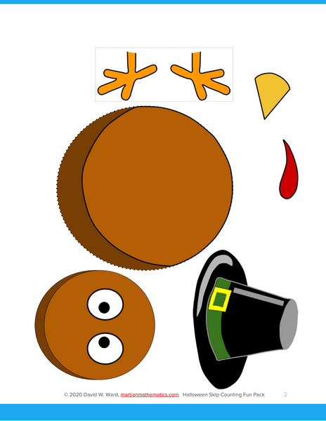 Thanksgiving Skip Counting Fun Pack