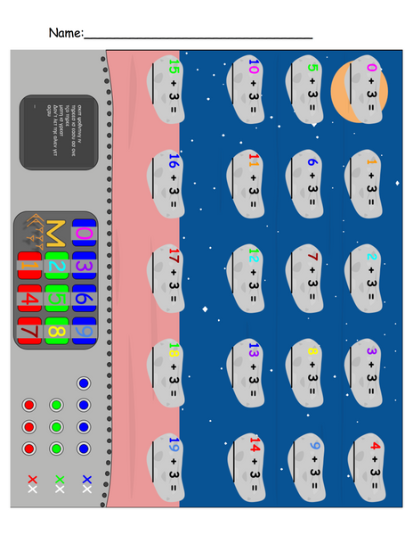 Adding and Subtracting Three