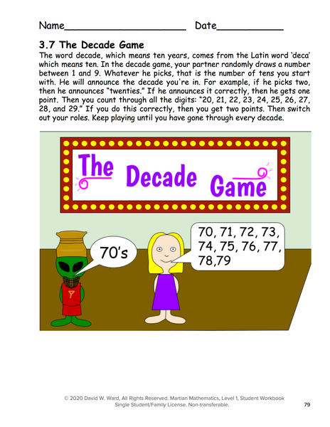 Level 1 Student Workbook, Lessons 1-7