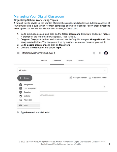 Level 1 Slides, Lessons 1-7
