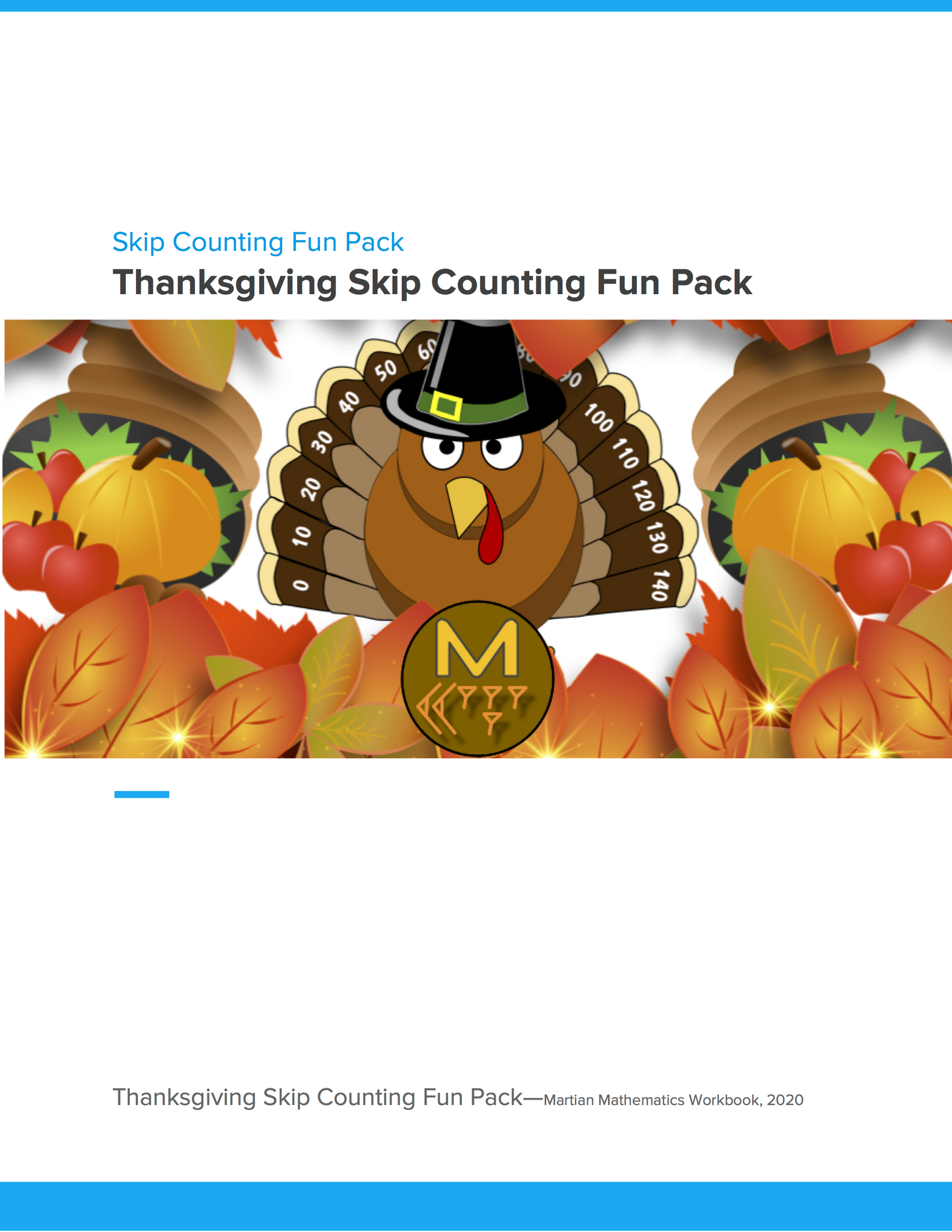 Thanksgiving Skip Counting Fun Pack