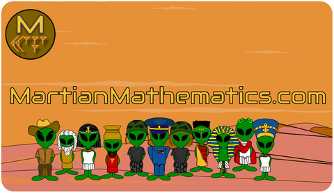 Martian Mathematics Gift Card