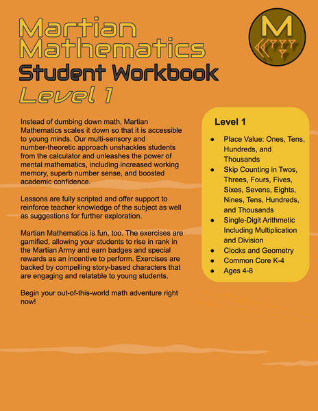 Level 1 Student Workbook, Lessons 1-7