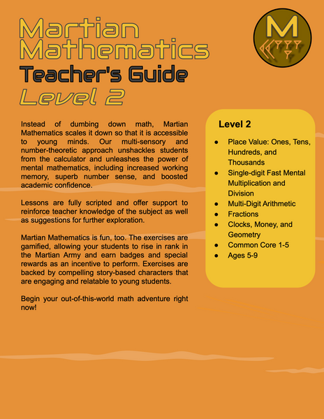 Level 2 Teacher's Guide, Lessons 1-7