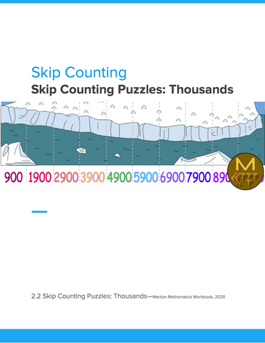 Skip Counting Puzzles: Thousands