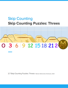 Skip Counting Puzzles: Threes