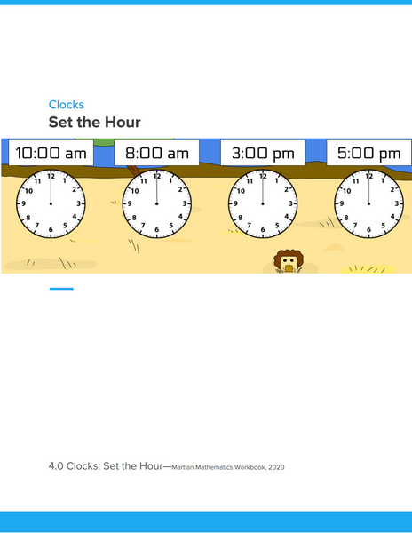 Clocks: Set the Hour