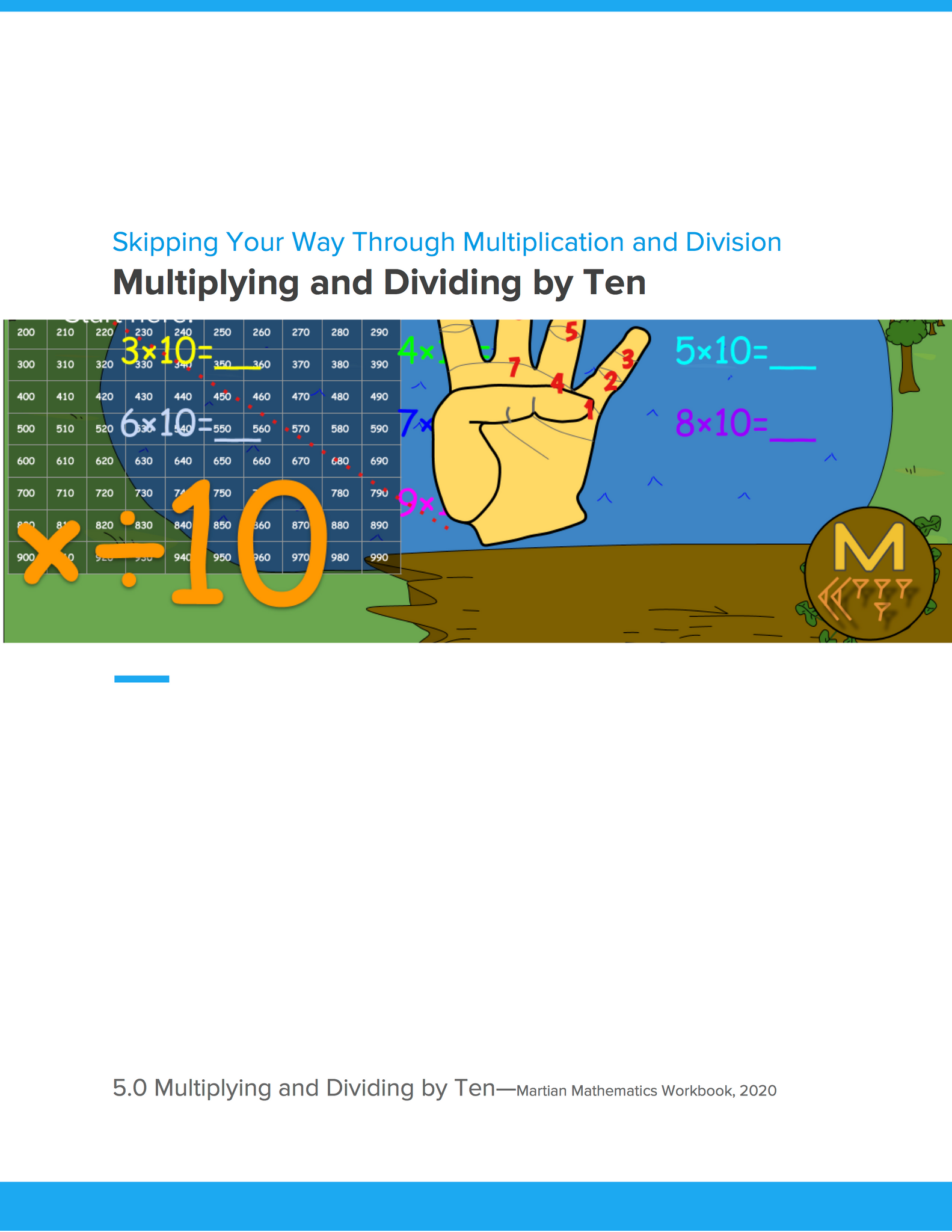 Multiplying and Dividing by Ten