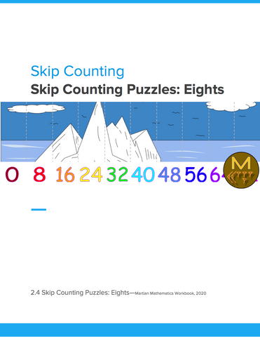 Skip Counting Puzzles: Eights