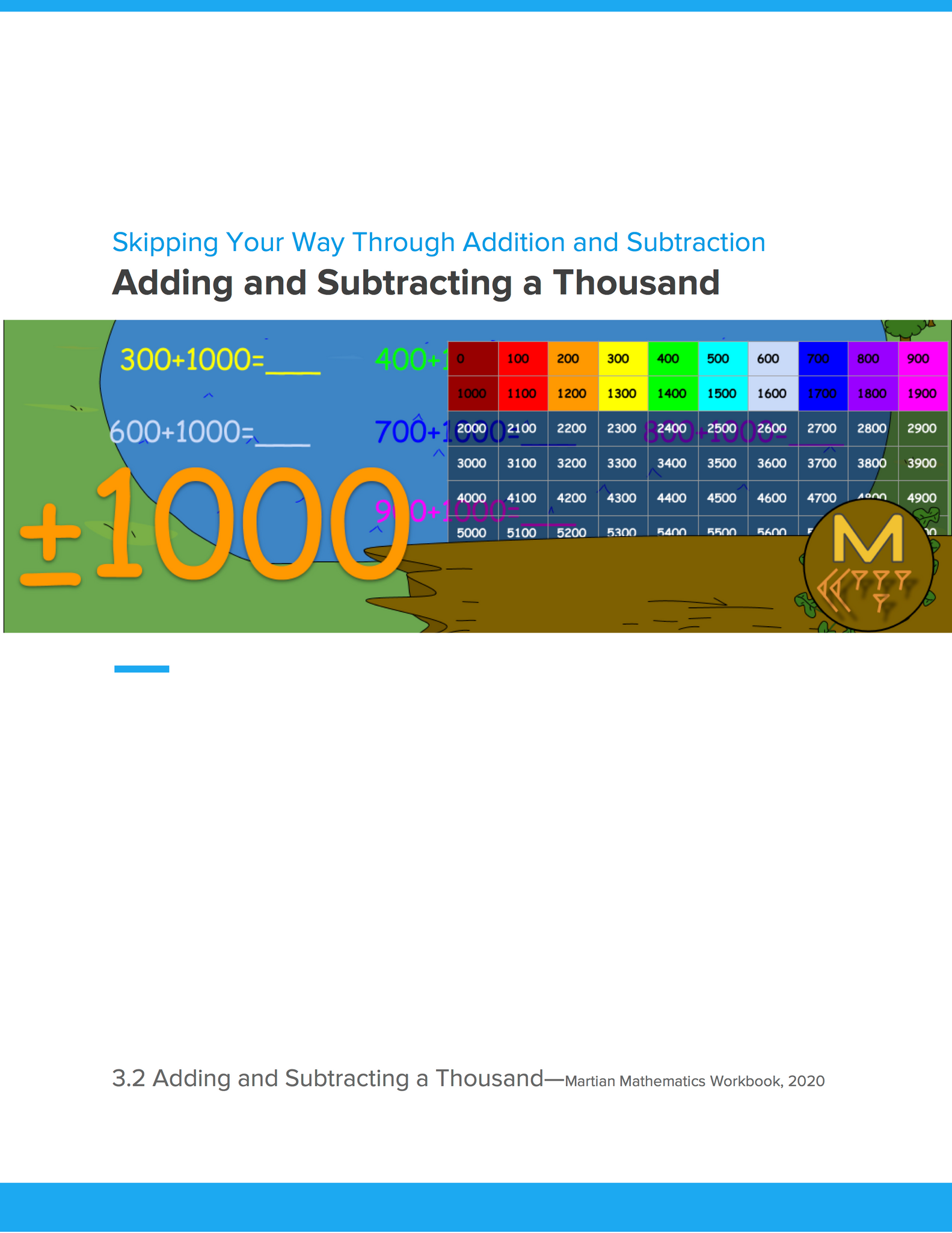 Adding and Subtracting a Thousand
