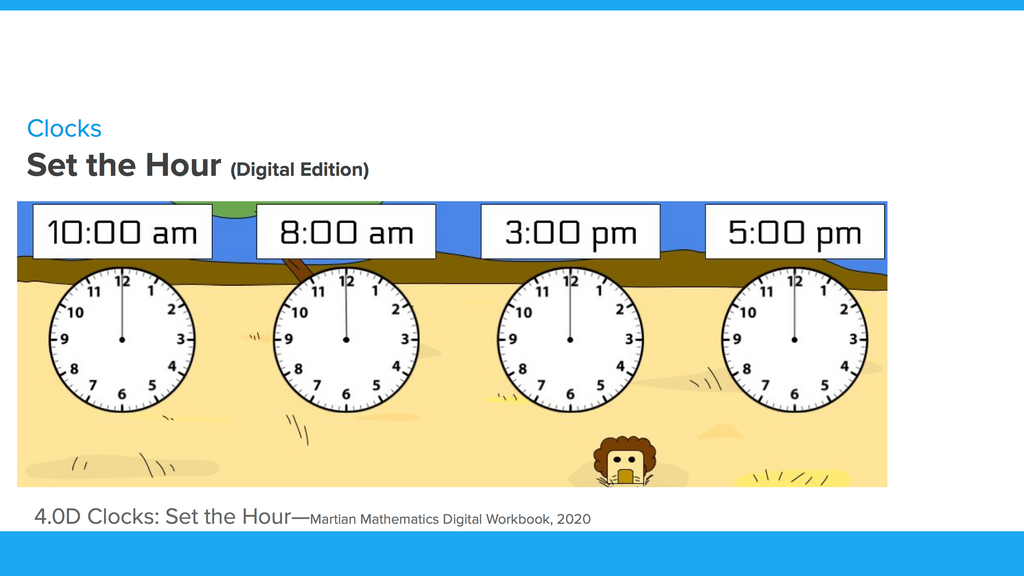 Clocks: Set the Hour – Martian Mathematics