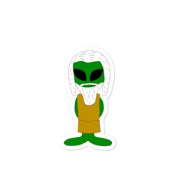 "Moses Martian" Bubble-free stickers