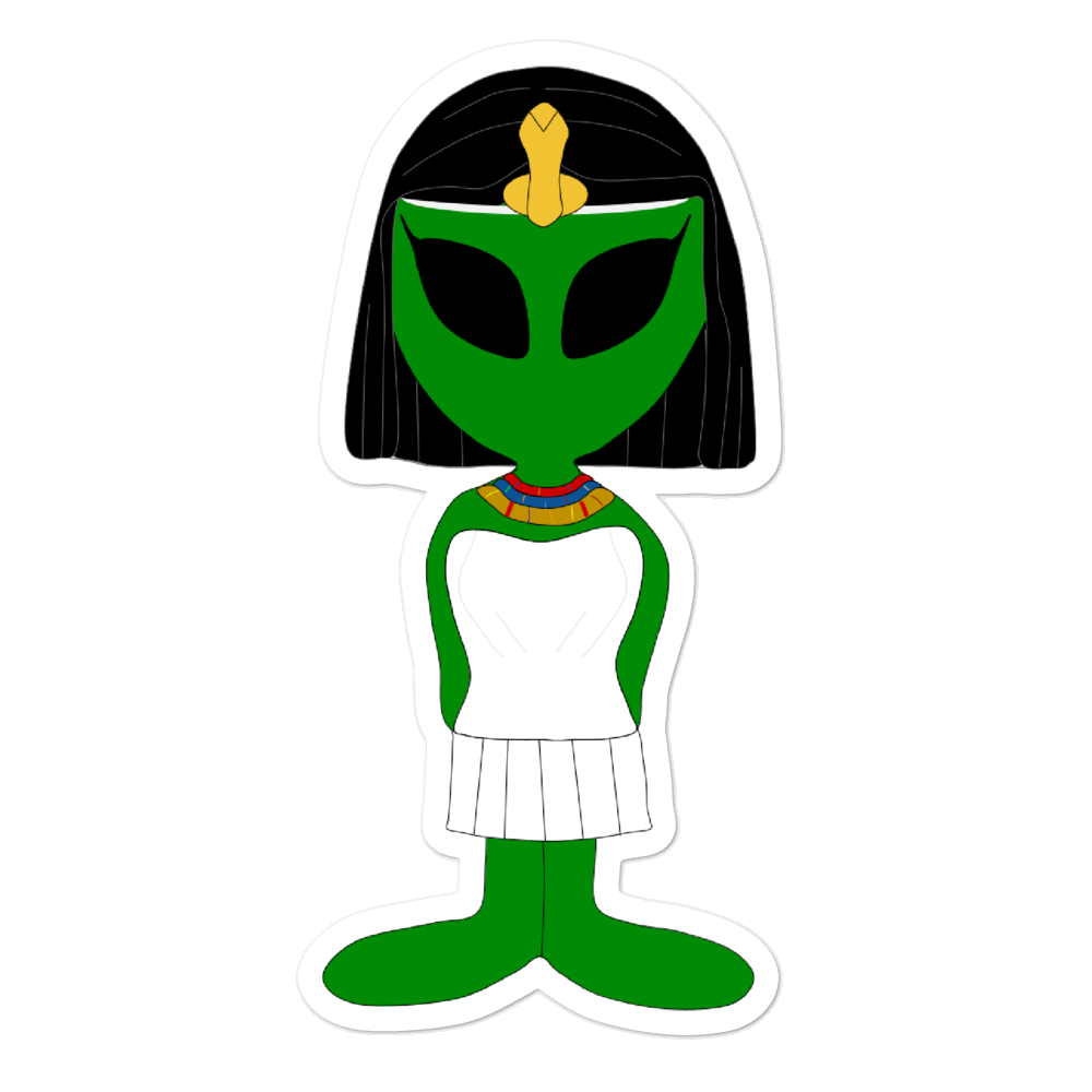 "Cleo Martian" Bubble-free stickers