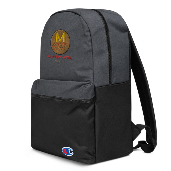 "Martian Army: Recruit" Embroidered Champion Backpack